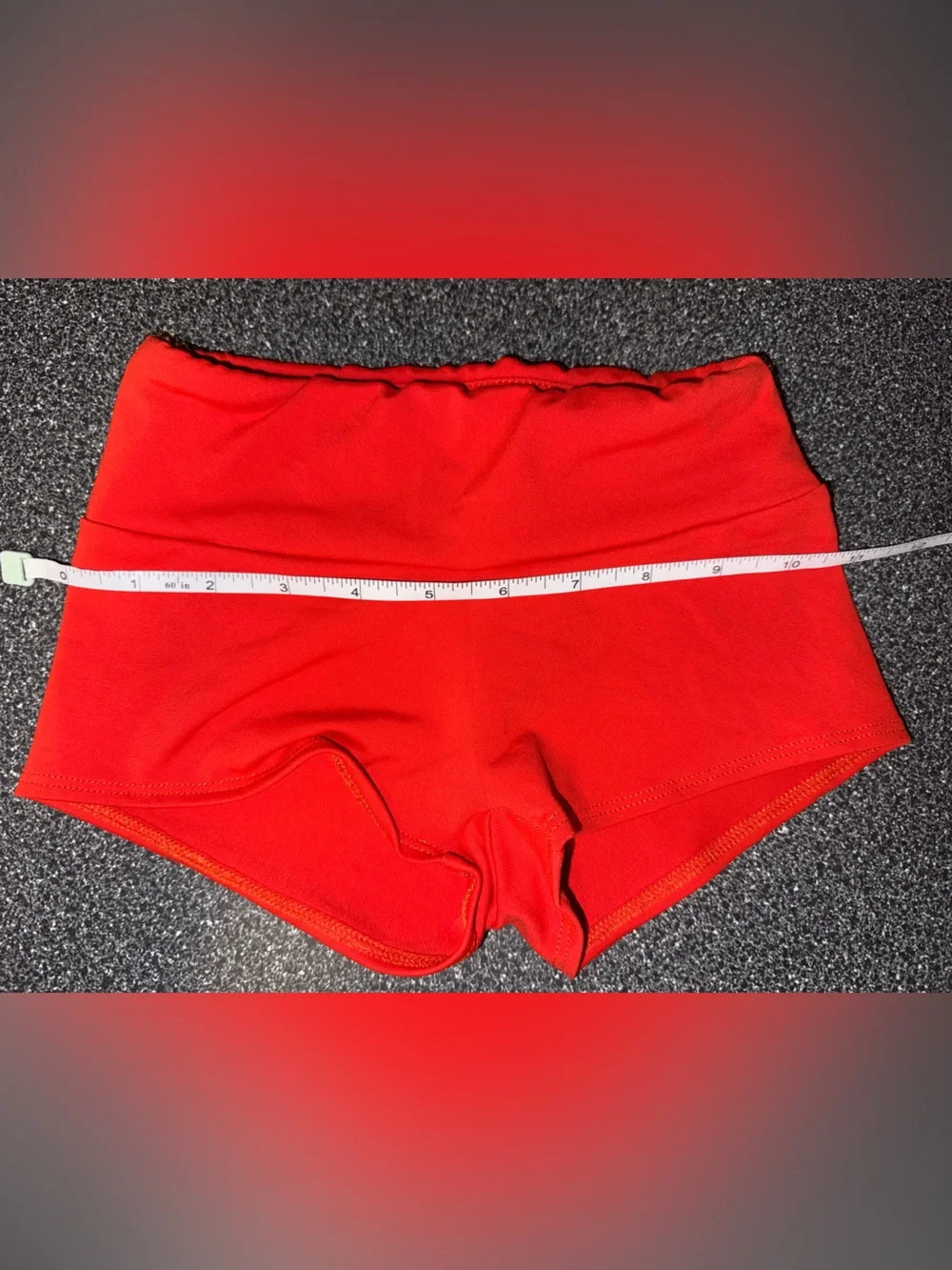 Purple Pixies 2 Piece Red Shorts Set Top Size CS, Bottoms Size CXS